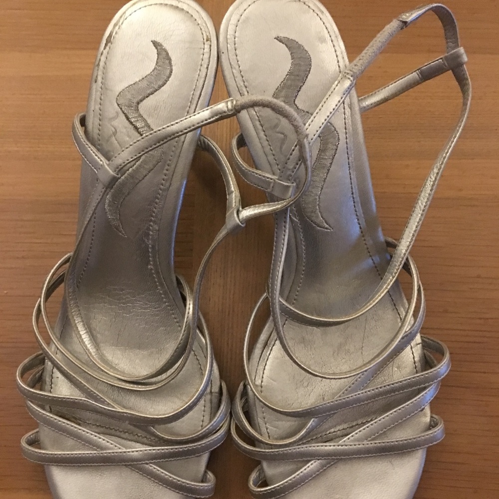 Nina Silver Shoes